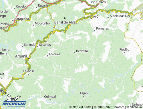 Mapa MICHELIN Pai das Donas - ViaMichelin
