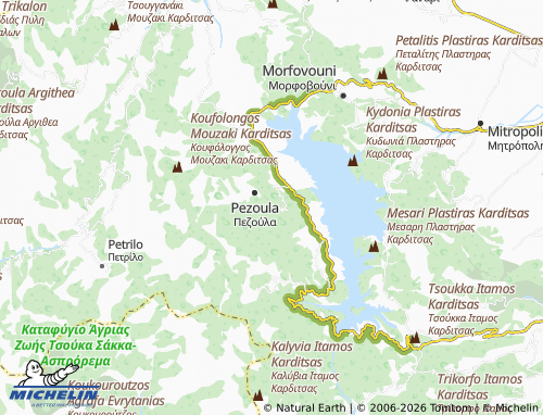 MICHELIN Neraida map - ViaMichelin
