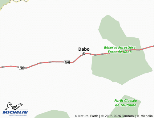 Carte MICHELIN Témento Djidé - ViaMichelin