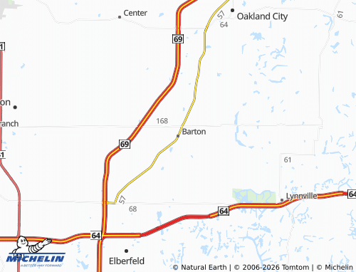 Mappa MICHELIN Barton - ViaMichelin