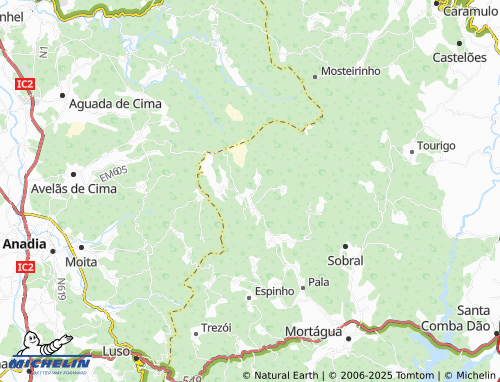 Mapa MICHELIN Laceiras - ViaMichelin