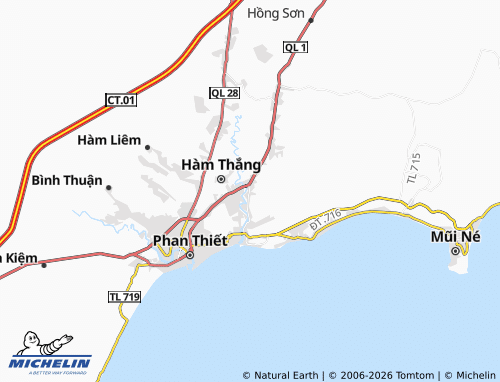 Carte MICHELIN Phú Long - ViaMichelin