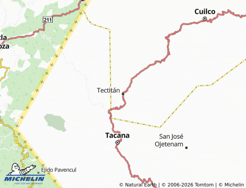 Carte MICHELIN Tectitán - ViaMichelin