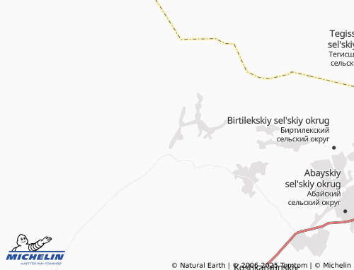 Carte MICHELIN Saryzhylga - ViaMichelin
