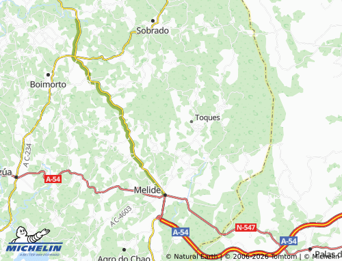 MICHELIN-Landkarte Marcoraos de Arriba - ViaMichelin