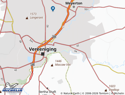 Carte MICHELIN Drie Riviere - ViaMichelin