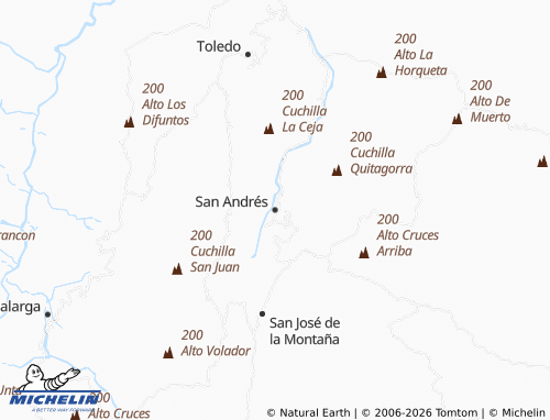Carte MICHELIN San Andrés - ViaMichelin