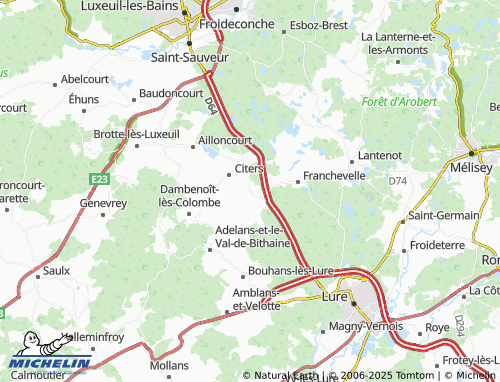 MICHELIN-Landkarte Quers - ViaMichelin