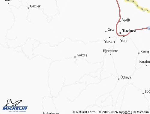 MICHELIN Göktaş map - ViaMichelin