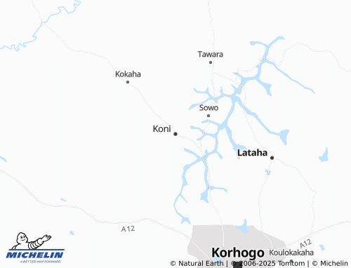 MICHELIN Koni map - ViaMichelin