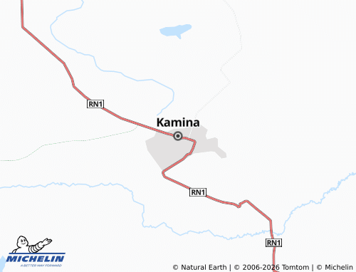 Mapa MICHELIN Kamina - ViaMichelin