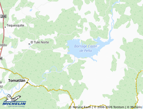 Mappa MICHELIN Presa Cajón de Peña - ViaMichelin