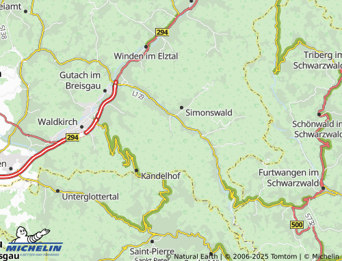 Kaart MICHELIN Ettersbach - ViaMichelin