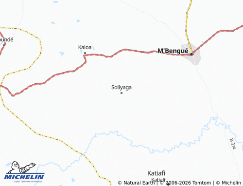 MICHELIN-Landkarte Soliyaga - ViaMichelin