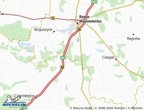 MICHELIN Leopoldów map - ViaMichelin