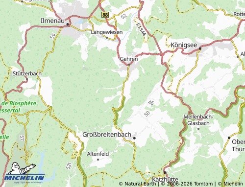 Mapa MICHELIN Möhrenbach - ViaMichelin