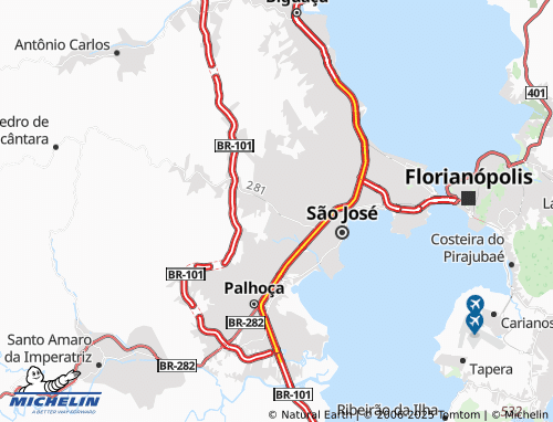 MICHELIN Sertão do Maruim map - ViaMichelin