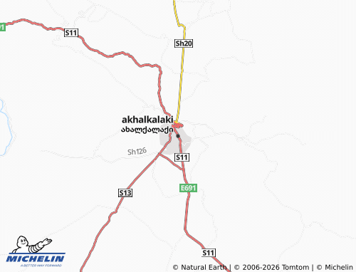 Mappa MICHELIN akhalkalaki - ViaMichelin