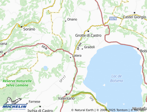 MICHELIN Cantoniera map - ViaMichelin