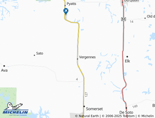 MICHELIN Vergennes map - ViaMichelin
