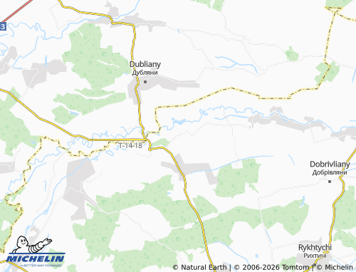 Mappa MICHELIN Novoshychi - ViaMichelin