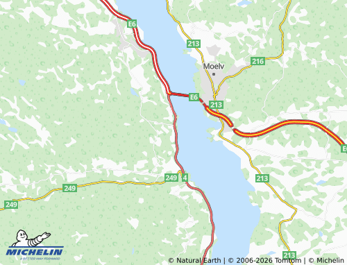 MICHELIN Smedmoen map - ViaMichelin
