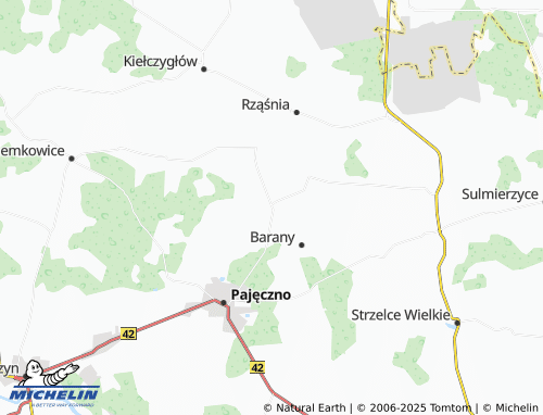 MICHELIN Biała map - ViaMichelin