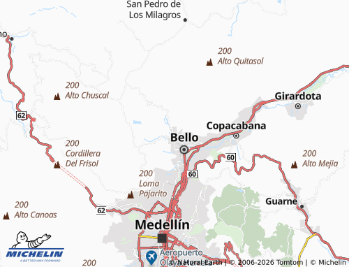 Mappa MICHELIN San Gabriel - ViaMichelin