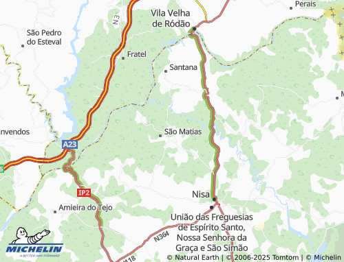 MICHELIN Velada map - ViaMichelin