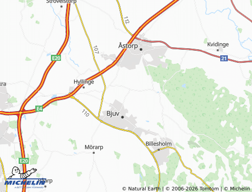 Mapa MICHELIN Gunnarstorp - ViaMichelin