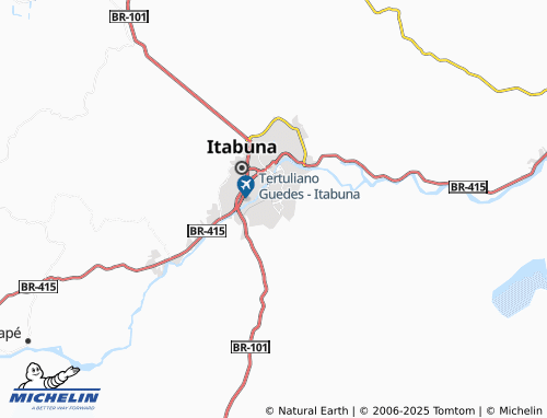 MICHELIN Santa Rita map - ViaMichelin