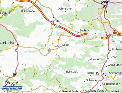 Mappa MICHELIN Milda - ViaMichelin