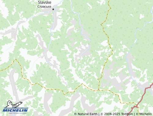 MICHELIN Verkhnia Rozhanka map - ViaMichelin