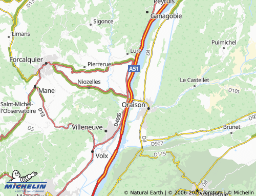 Mappa MICHELIN La Brillanne - ViaMichelin