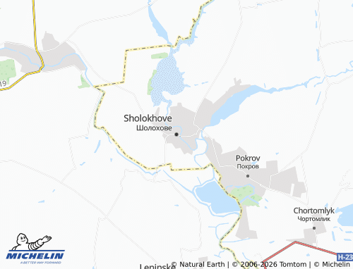 Mapa MICHELIN Sholokhove - ViaMichelin