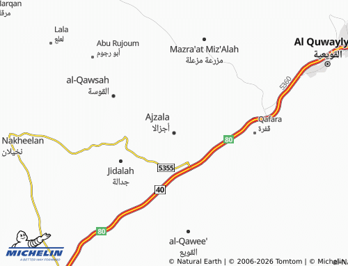 Mappa MICHELIN Ajzala - ViaMichelin