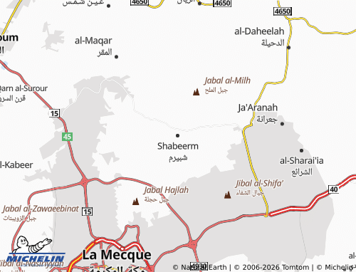 Mapa MICHELIN Shabeerm - ViaMichelin