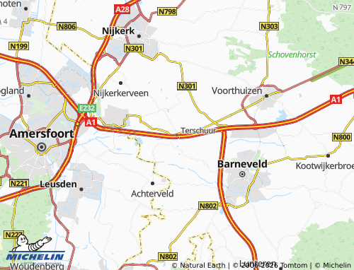 Carte MICHELIN Terschuur - ViaMichelin