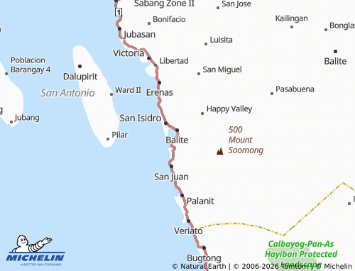 MICHELIN Alegria map - ViaMichelin