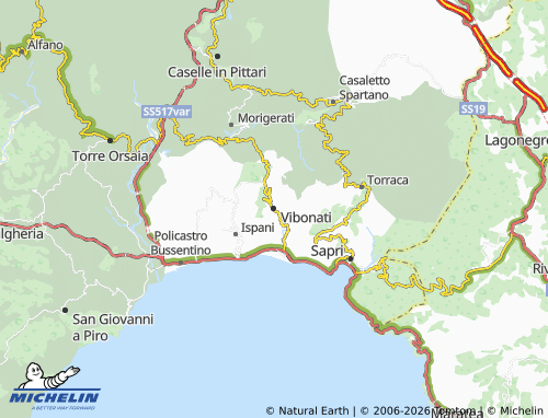 Mappa MICHELIN Vibonati - ViaMichelin