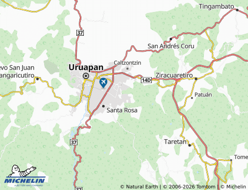Mapa MICHELIN 16 de Septiembre - ViaMichelin