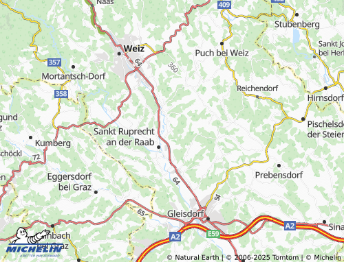 MICHELIN-Landkarte Arndorf - ViaMichelin
