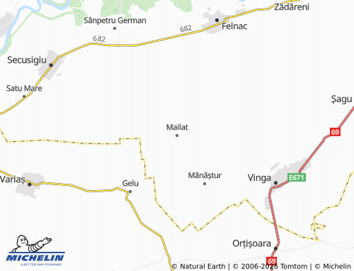Mappa MICHELIN Mailat - ViaMichelin