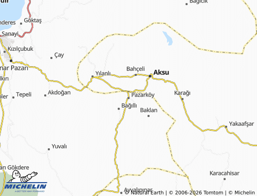 MICHELIN Pazarköy map - ViaMichelin