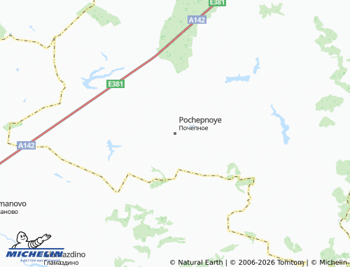 Carte MICHELIN Pochepnoye - ViaMichelin