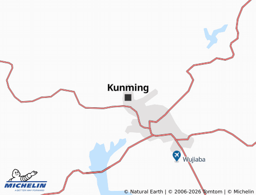 Kaart MICHELIN Kunming - ViaMichelin