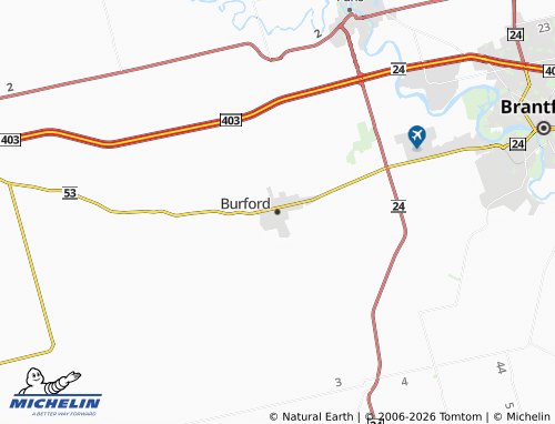 MICHELIN-Landkarte Burford - ViaMichelin