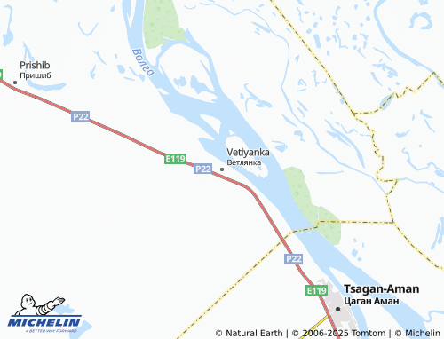 MICHELIN Vetlyanka map - ViaMichelin