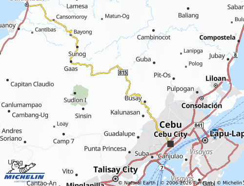 Mapa MICHELIN Babag - ViaMichelin
