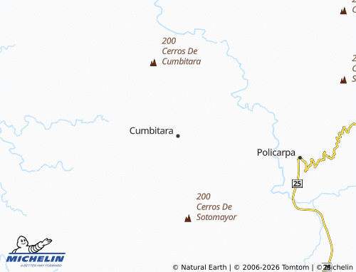 MICHELIN Cumbitara map - ViaMichelin